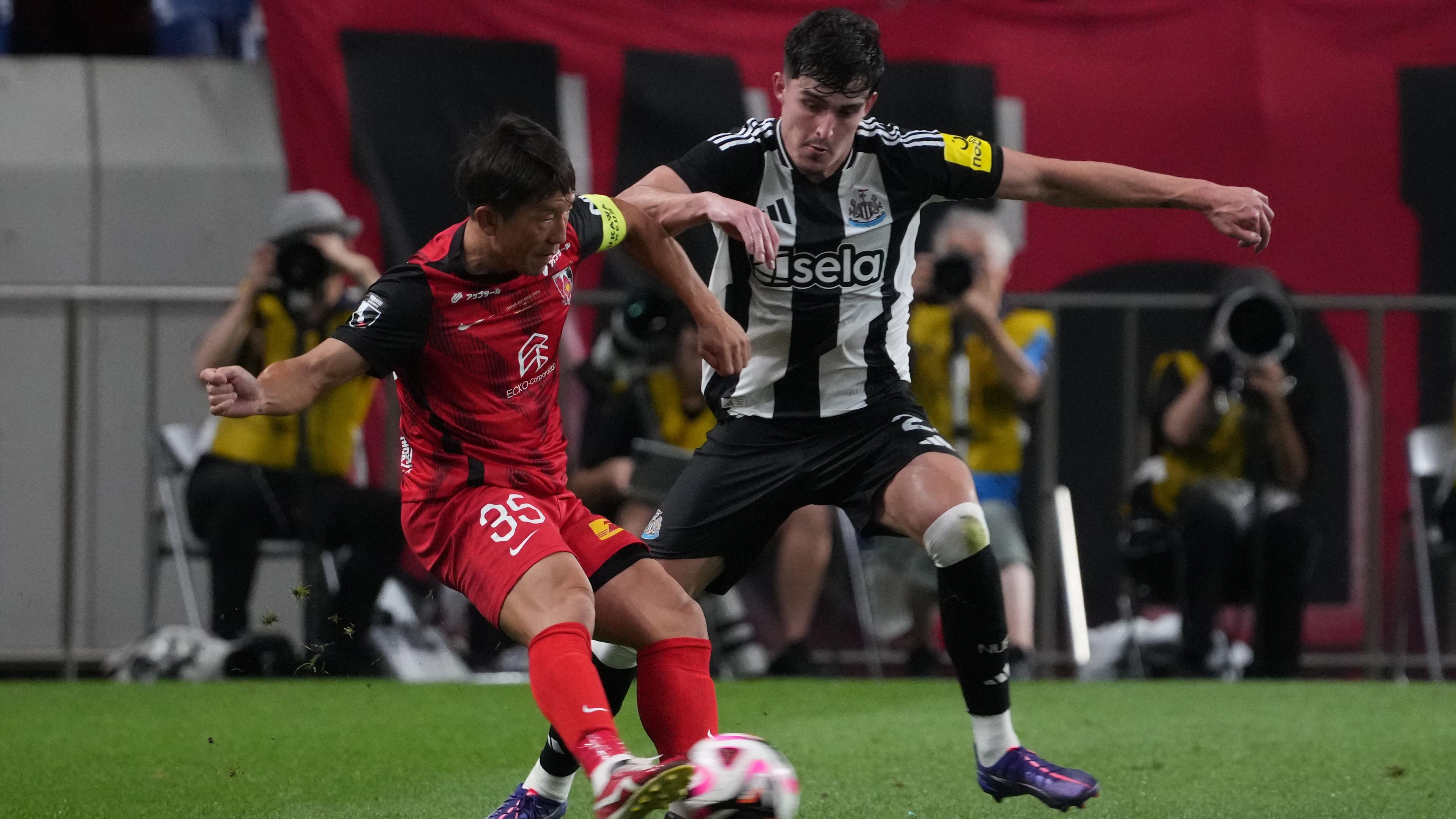 Brief highlights: Urawa Red Diamonds 1 Newcastle United 4