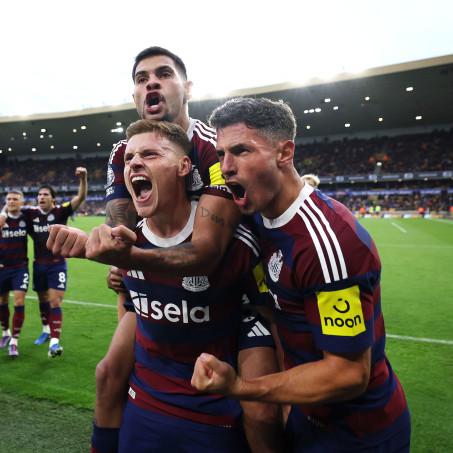 Newcastle United celebrate