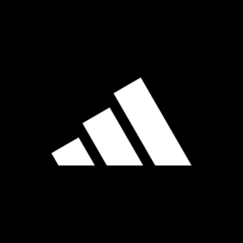 Adidas logo 1x1 Mono black bg