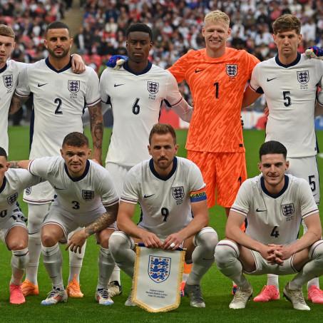 Kieran Trippier and Anthony Gordon line up for England against Iceland at Wembley